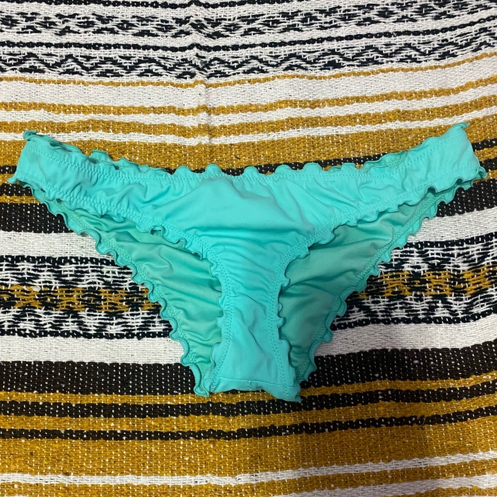 Teal Scrunch Butt Bathing Suit Bottoms